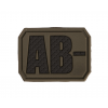 AB- Blood type patch OD